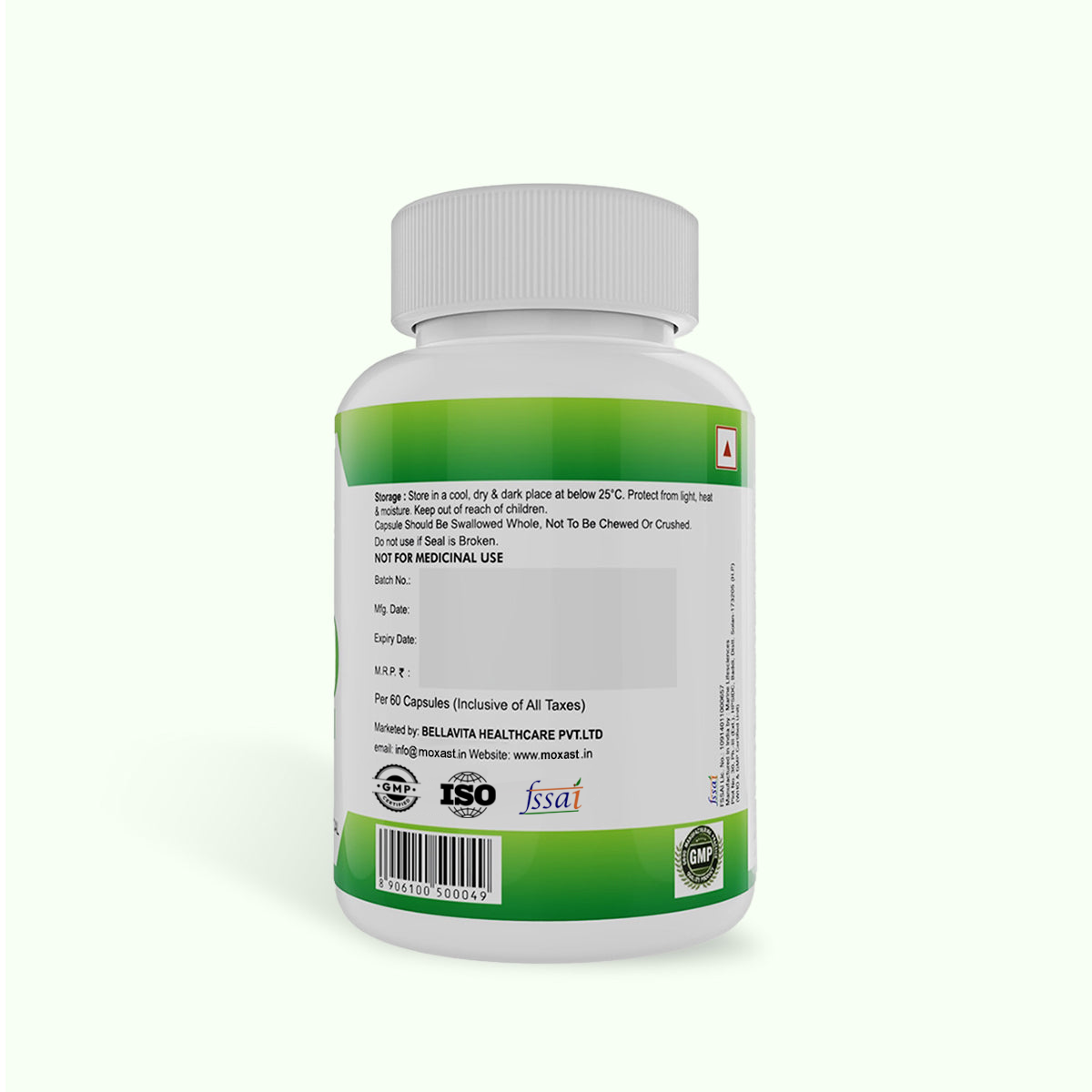 Moxast Omega-3 Fish Oil - 60 Soft Gels