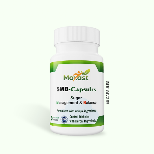 Moxast SMB Capsules for Sugar Management and Balance - 60 Capsules