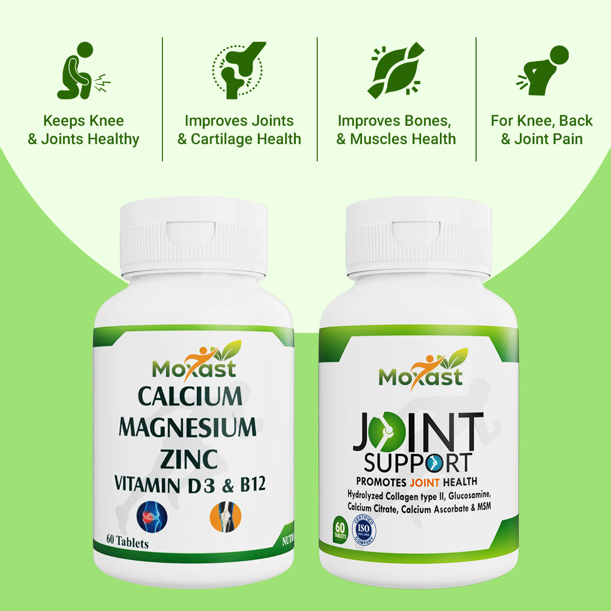 Moxast Joint Support 60 Tablets For Knee and Joint Health